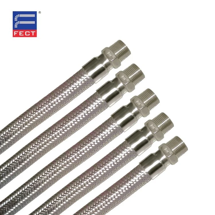 Conector pentru filet pentru con, furtun din metal din oțel inoxidabil